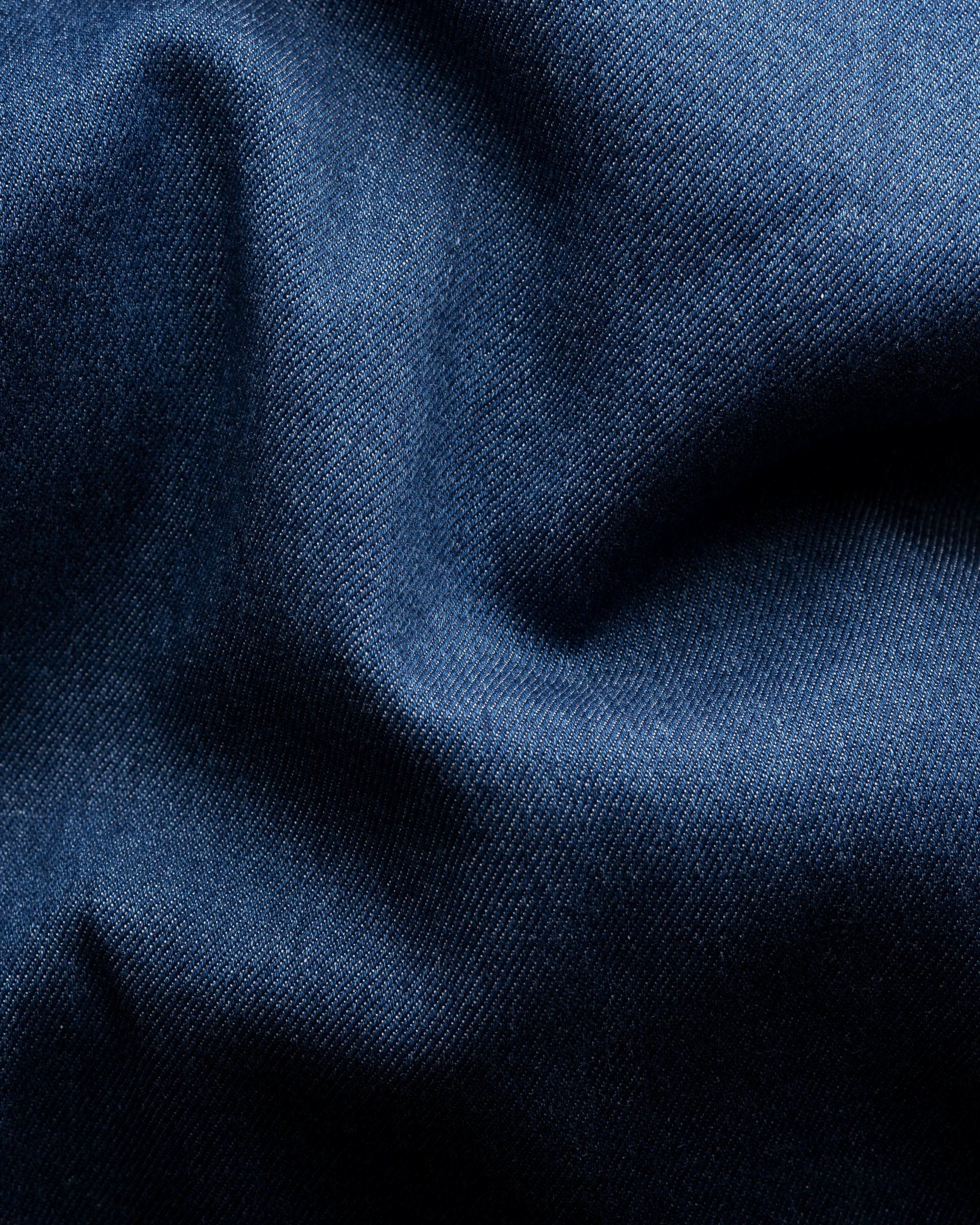 Denim Stretch Shirt, Slim, Navy Blue