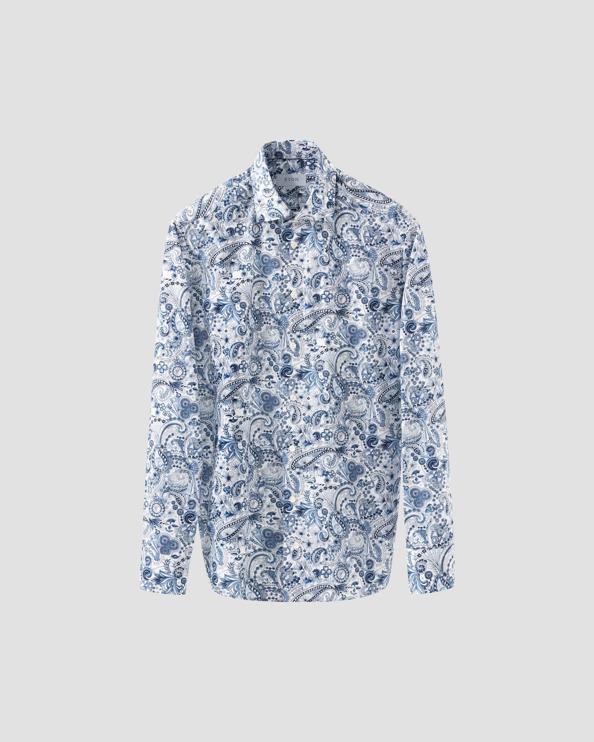 Motif Signature Twill Shirt, Contemp, Light Blue