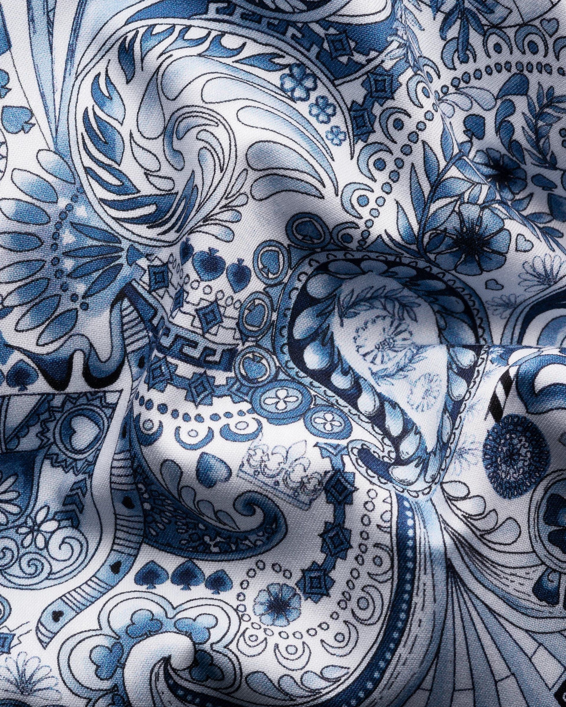 Motif Signature Twill Shirt, Contemp, Light Blue