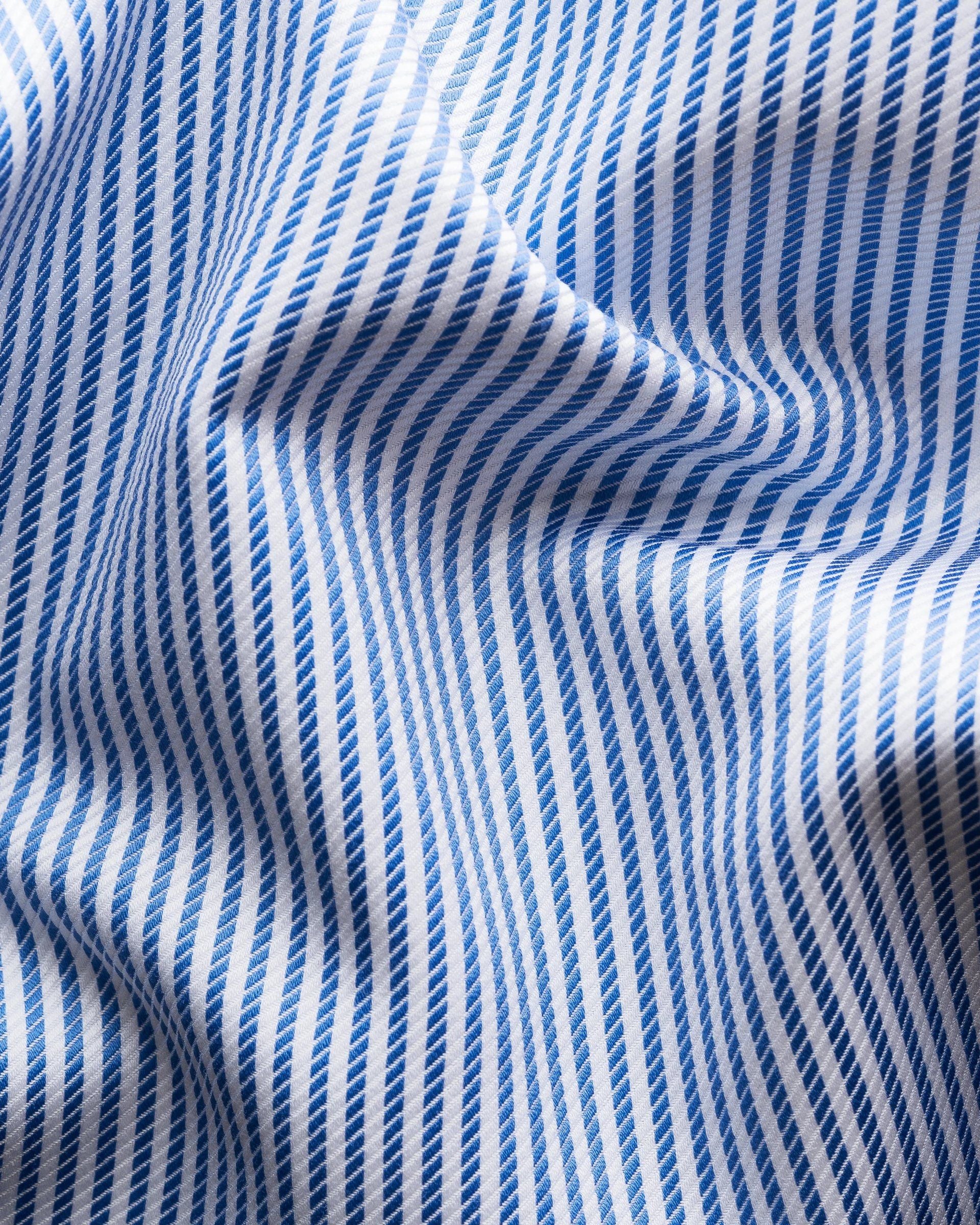 Striped Signature Twill, Slim, Blue