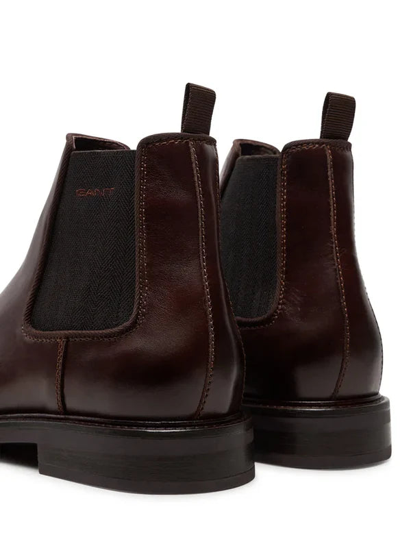 ST FAIRKON CHELSEA BOOT, DARK BROWN