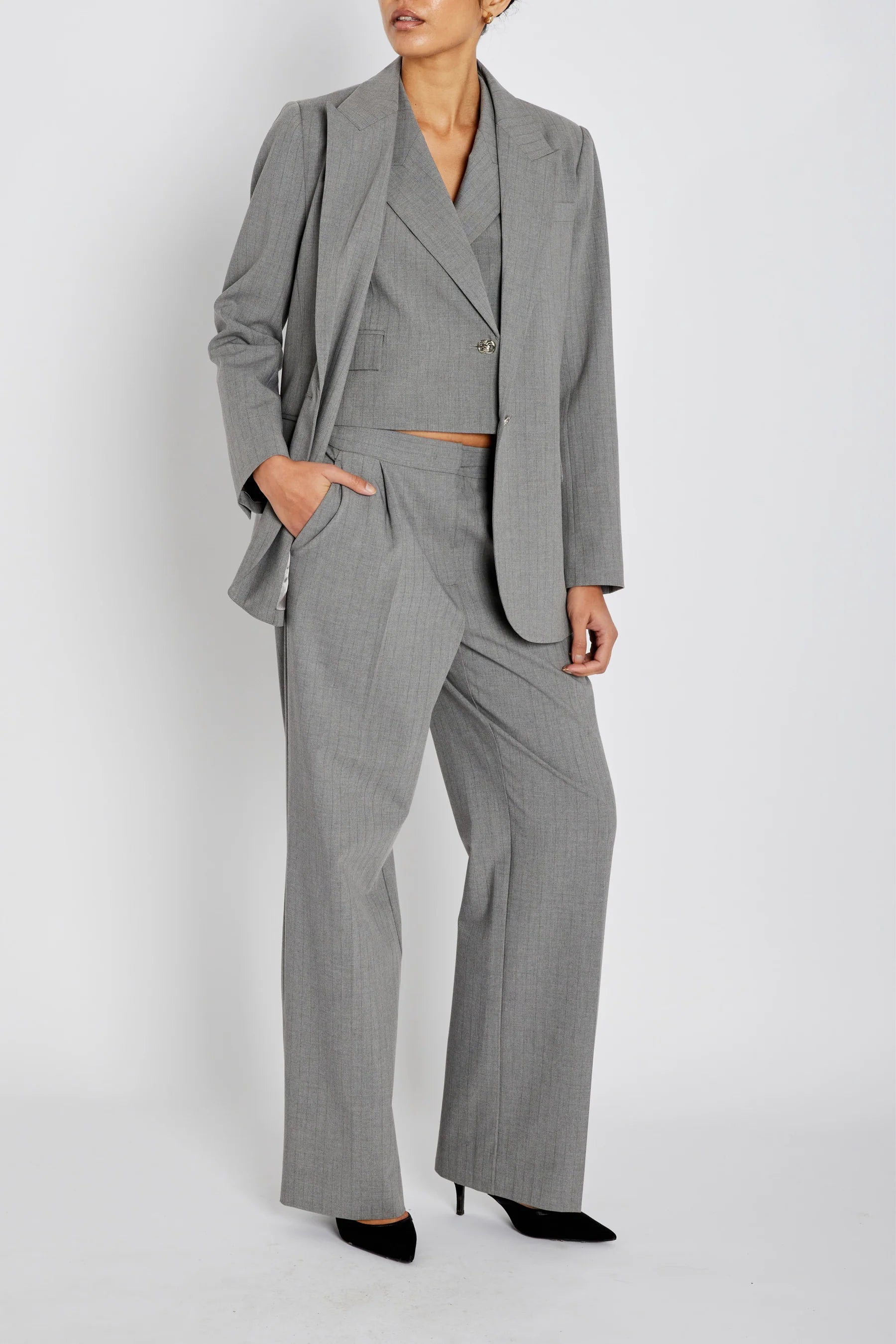 LATANIA FRIDA BLAZER, GREY