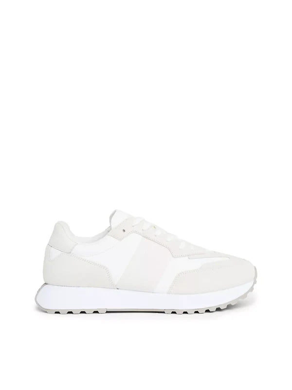 LOW TOP LACE SNEAKERS, WHITE/ATMOSPHERE