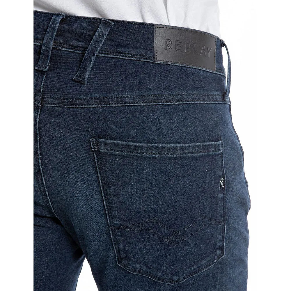 Anbass Hyperflex Jeans, Dark Blue