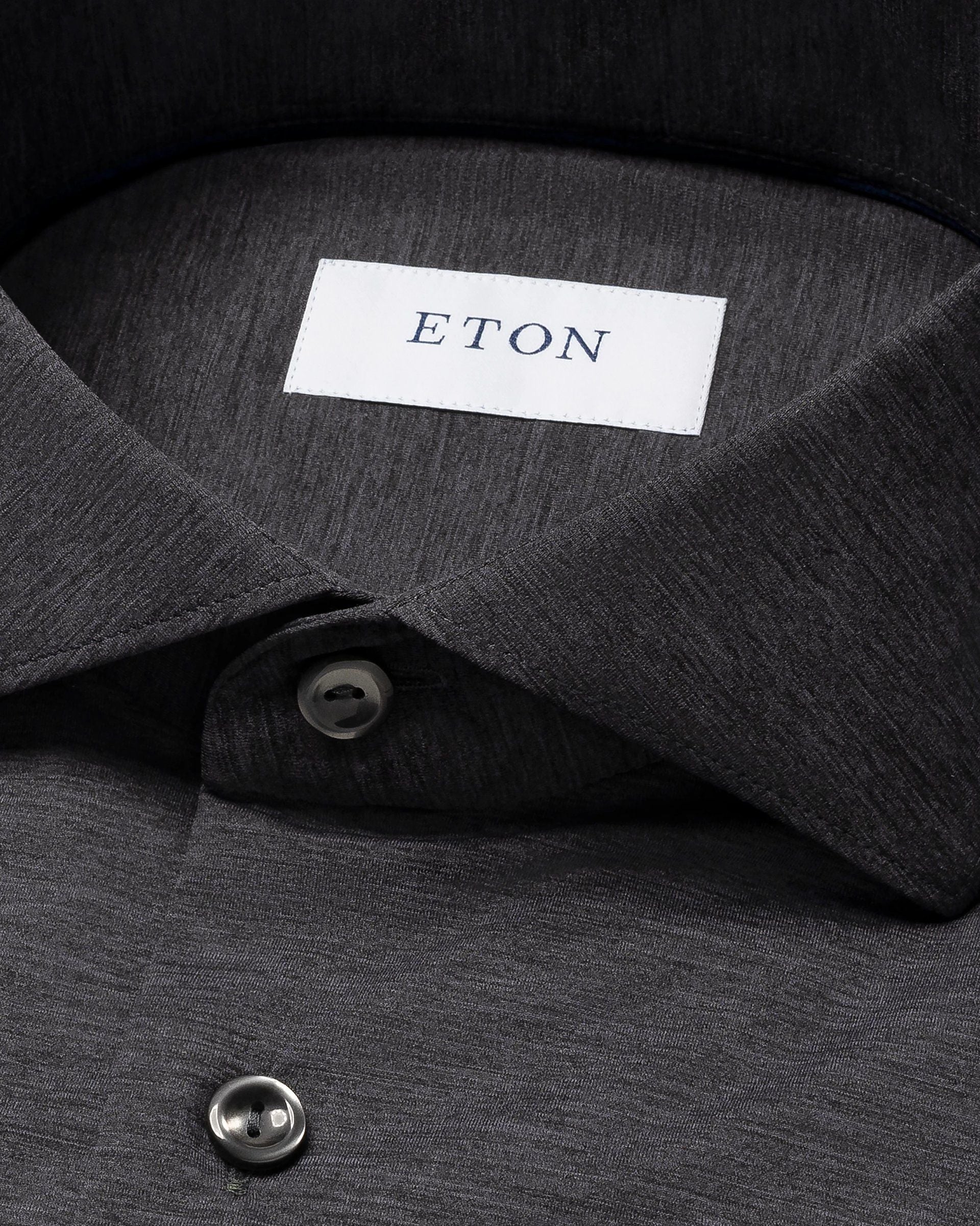 Melange Four-Way Stretch shirt, Slim, Dark Grey