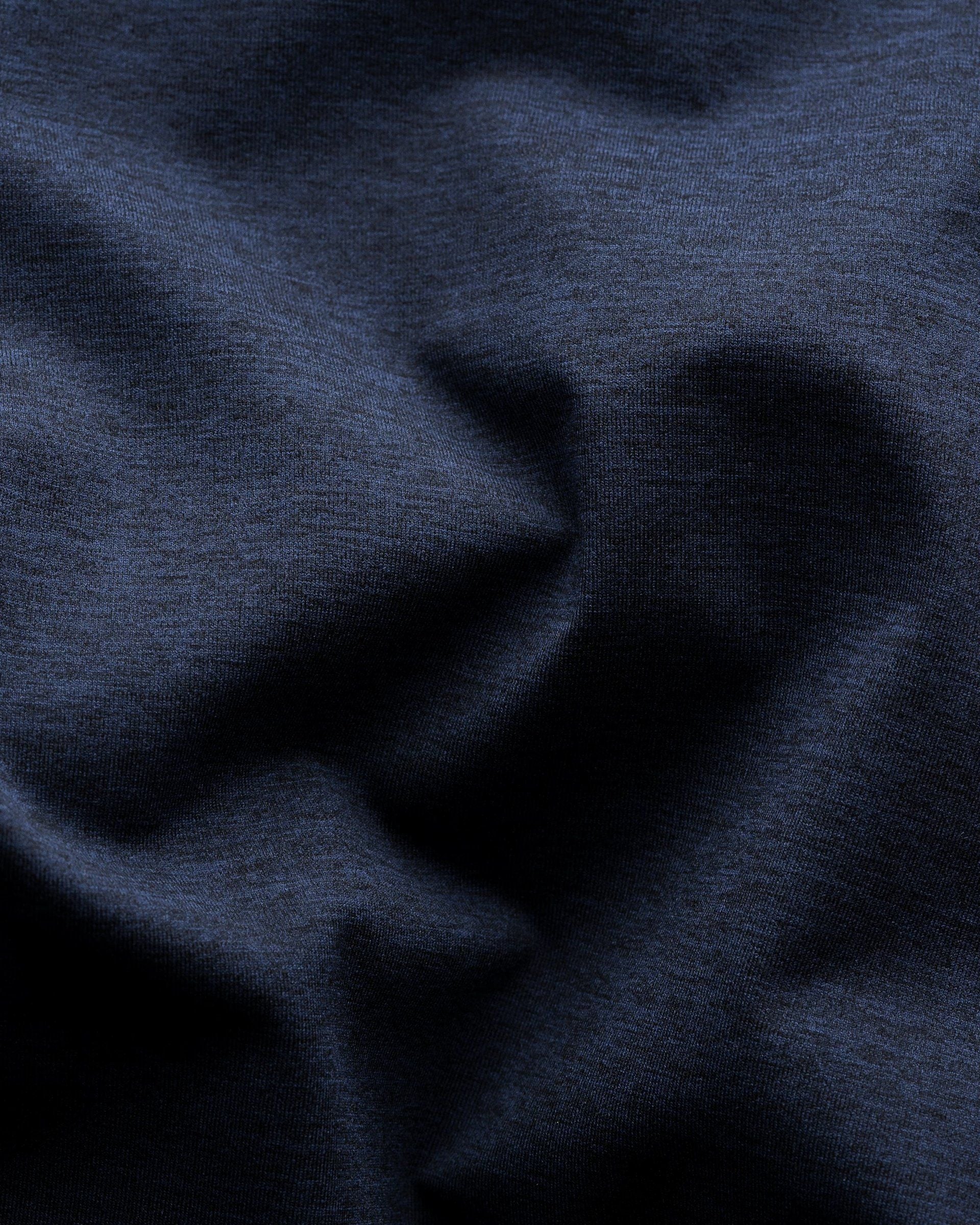 Melange Four-Way Stretch shirt, Slim, Navy Blue