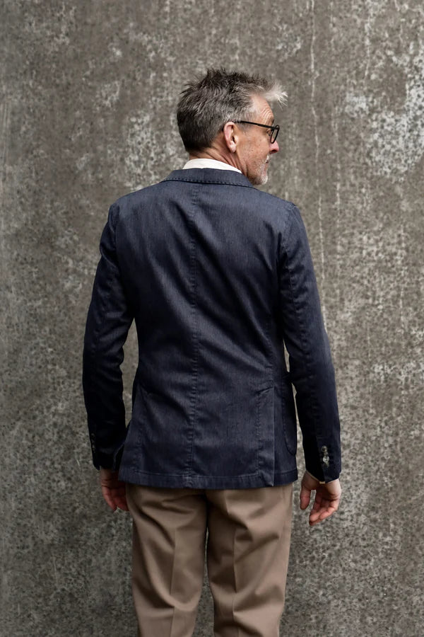VITTORIO GIACCA BLAZER, MØRKEBLÅ