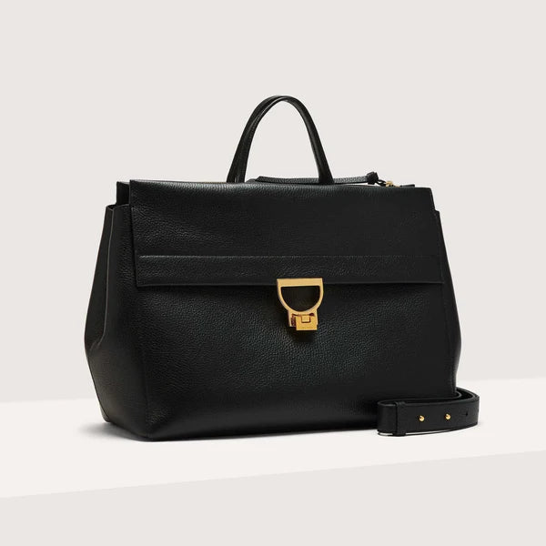 ARLETTIS GRAINED LEATHER, NOIR