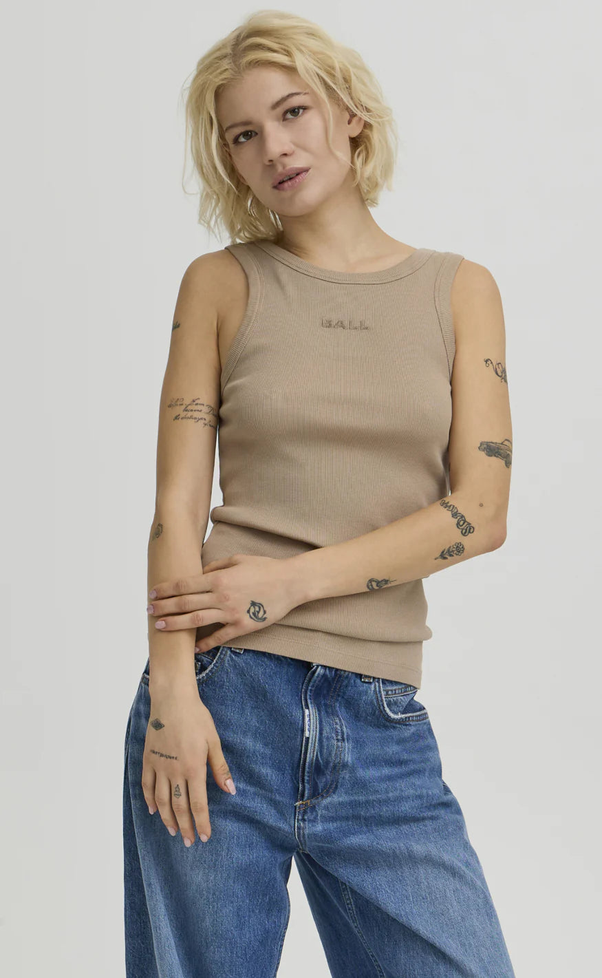 BAALTOBELLI TANKTOP, CHINCHILLA