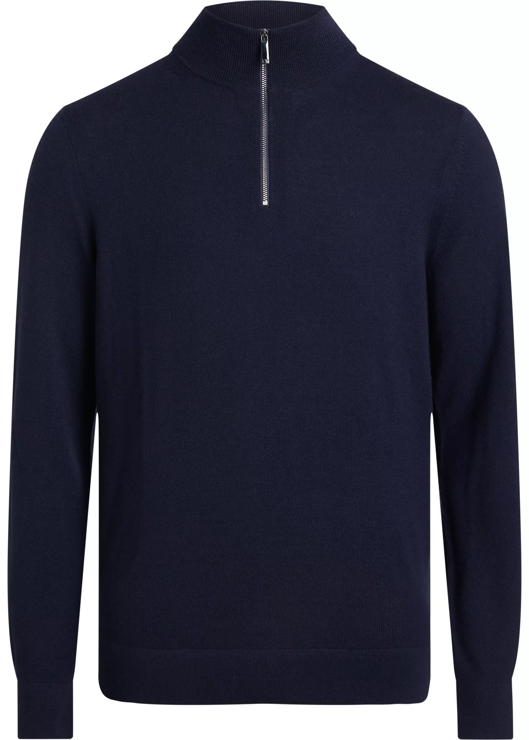 Merino Quarter Zip, Night Sky