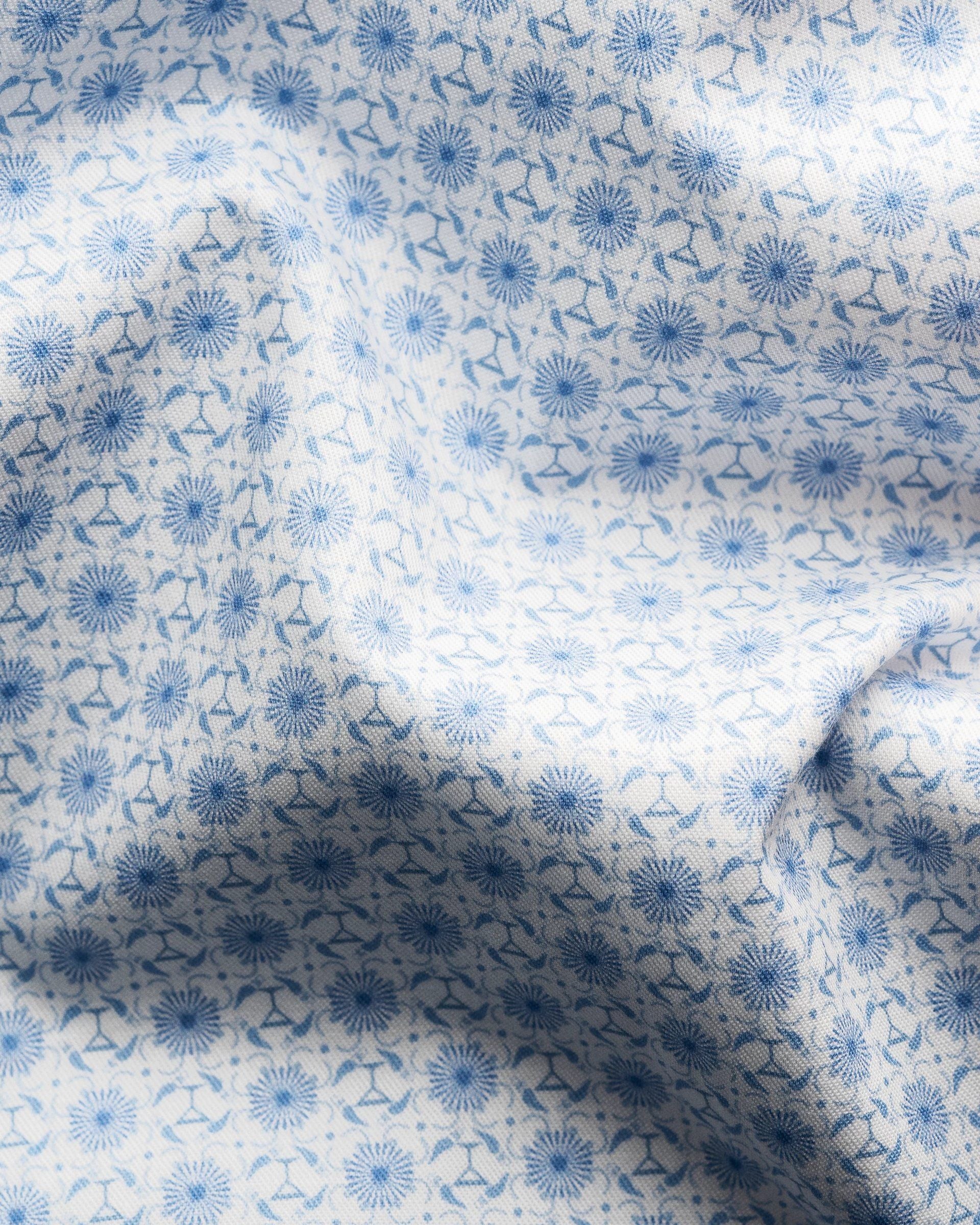 Geometric Singature Twill Shirt, Slim, Light Blue