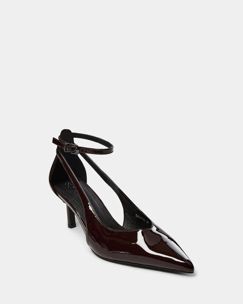 ELLA PATENT STILETTOS, BURGUNDY