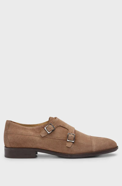 COLBY MONK STSD SHOES, MEDIUM BEIGE