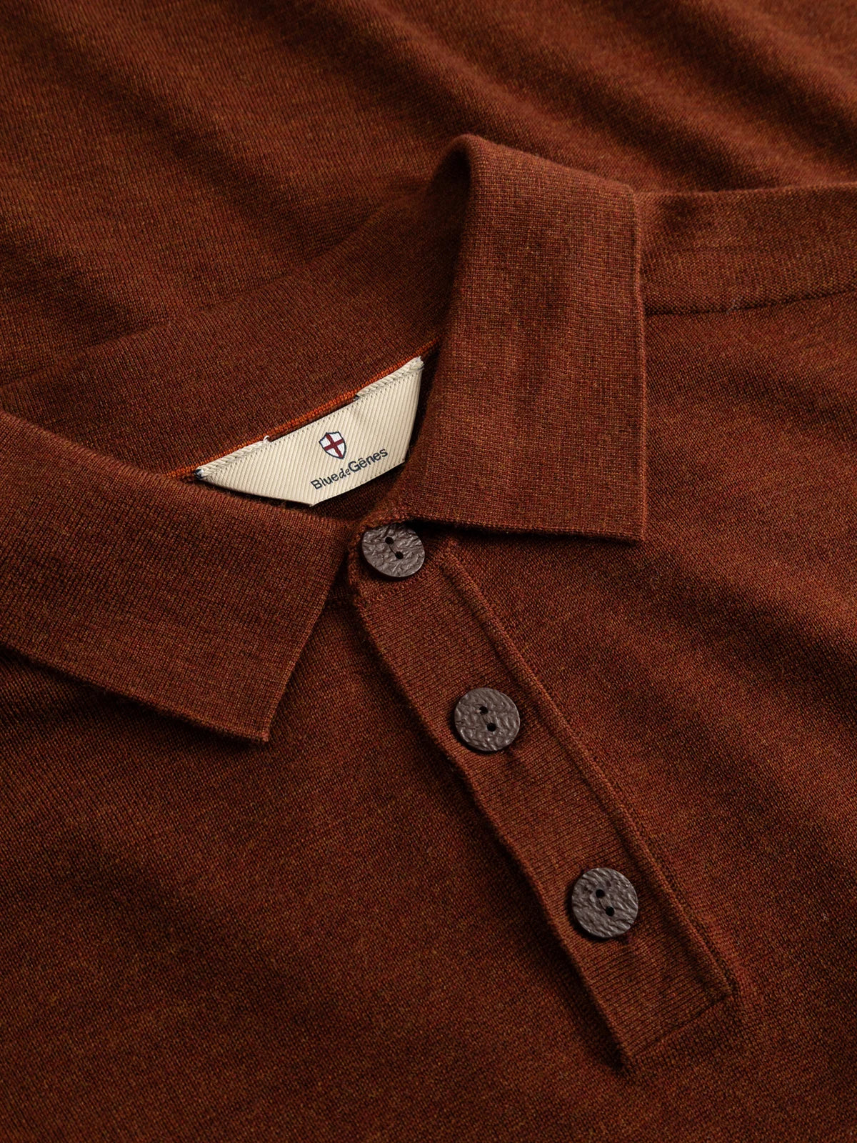 IGOR POLO KNIT, GINGER BREAD ORANGE