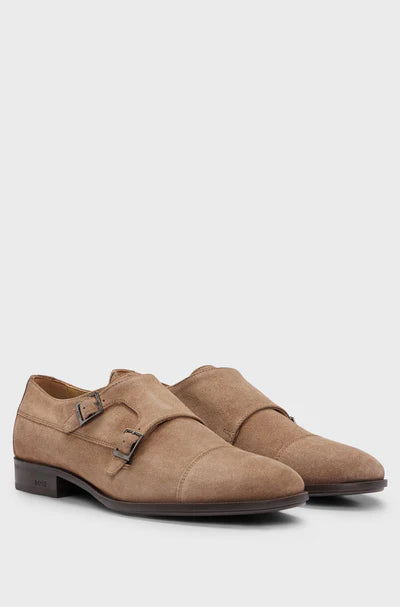 COLBY MONK STSD SHOES, MEDIUM BEIGE