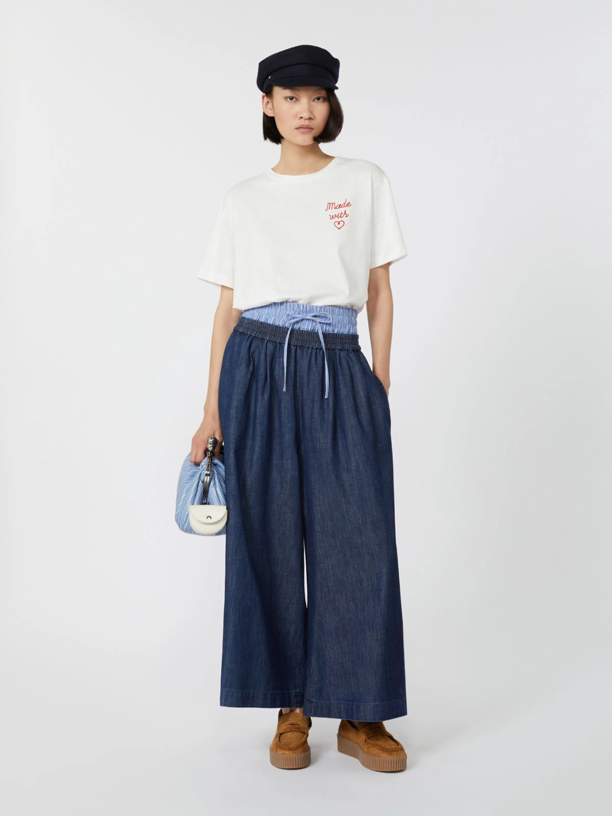 ACLINE T-SHIRT, WHITE LOVE