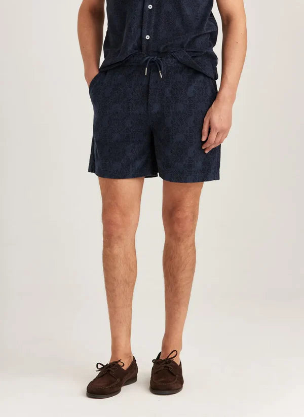 SHELLBY TERRY SHORTS, NAVY