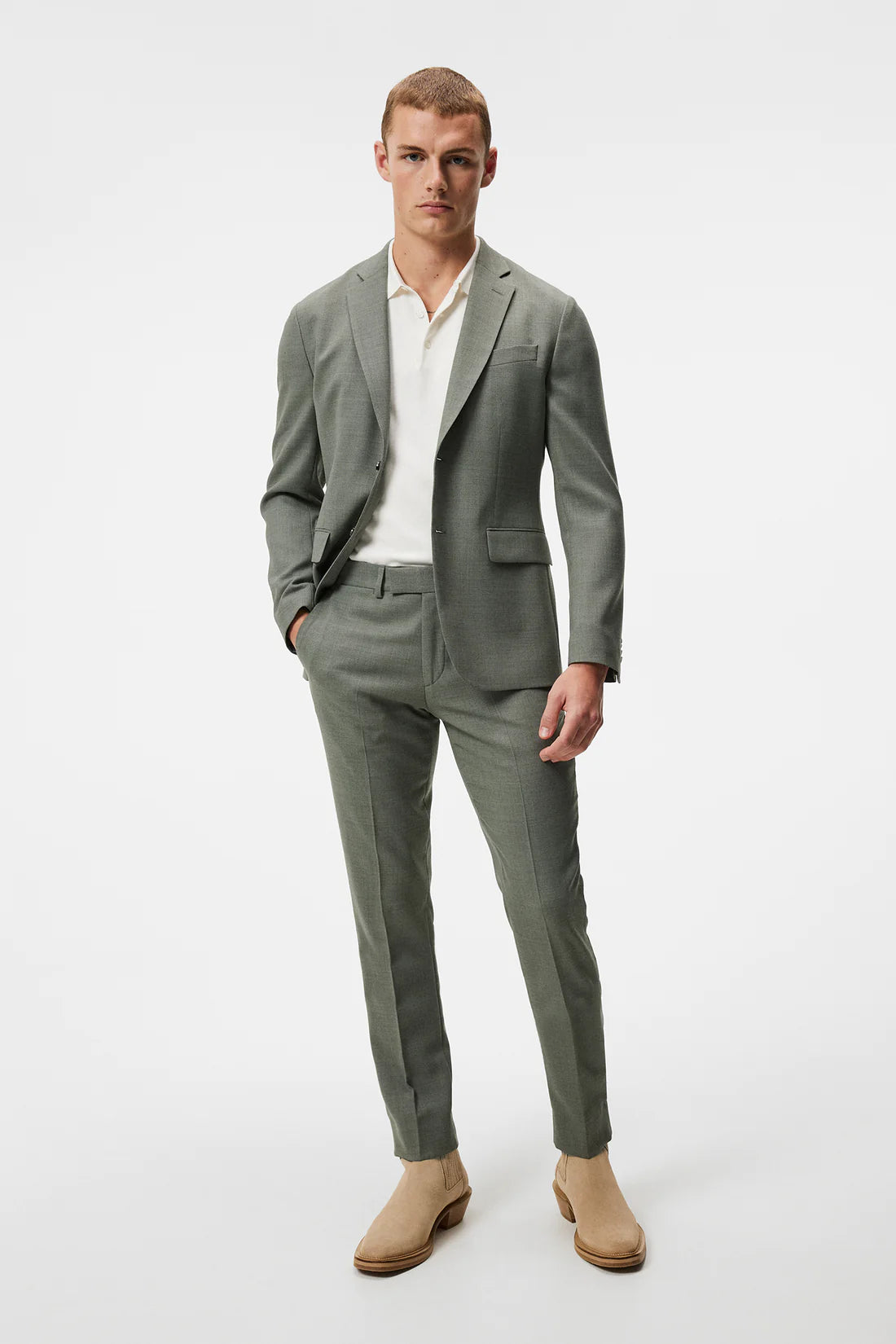 Grant active hopsack pants, aloe