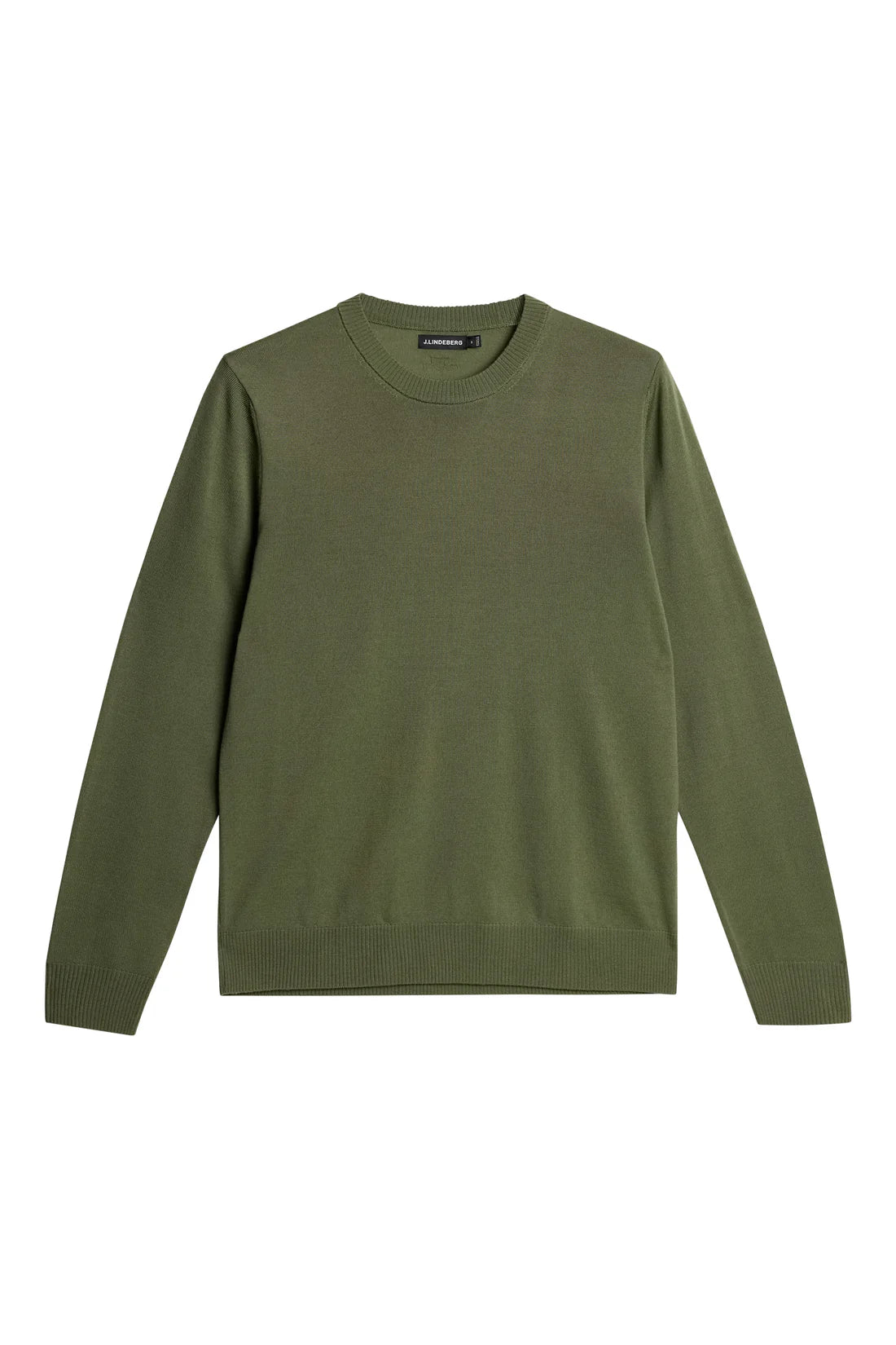 Keane Light Merino Crew Neck, Olivine