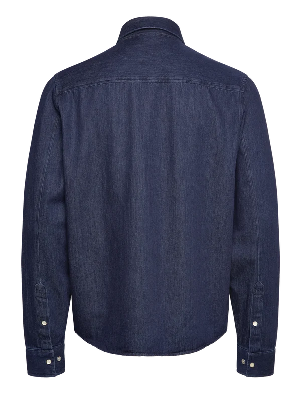 FINNIGAN DENIM SHIRT, NAVY