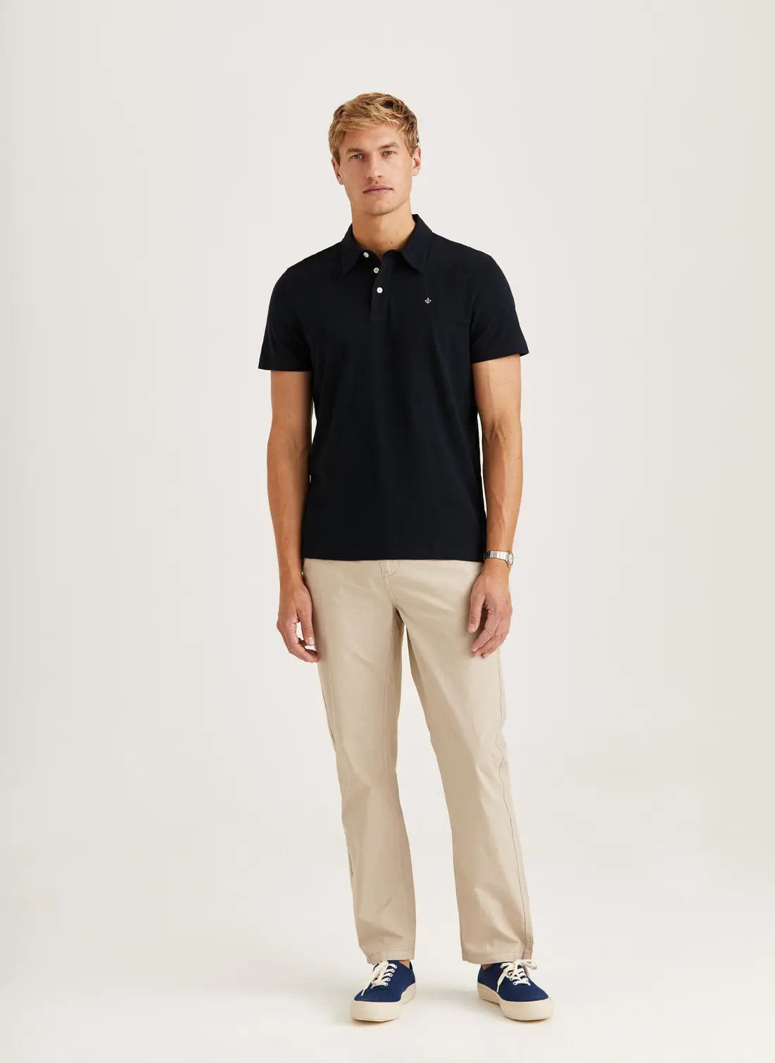 Henry Polo Shirt, Old Blue