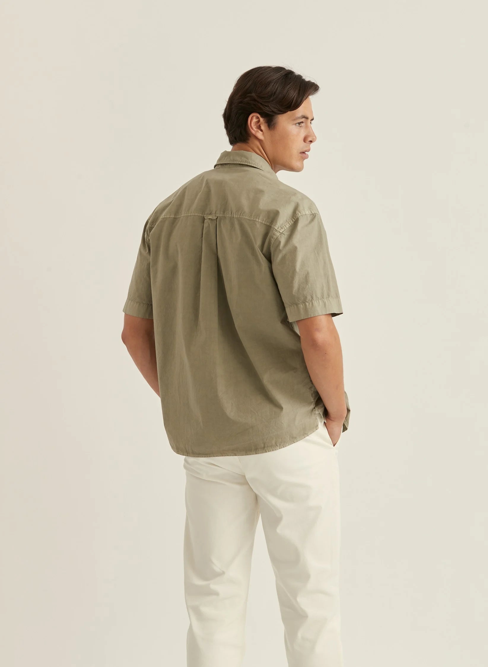 Jeremyn SS shirt, olive