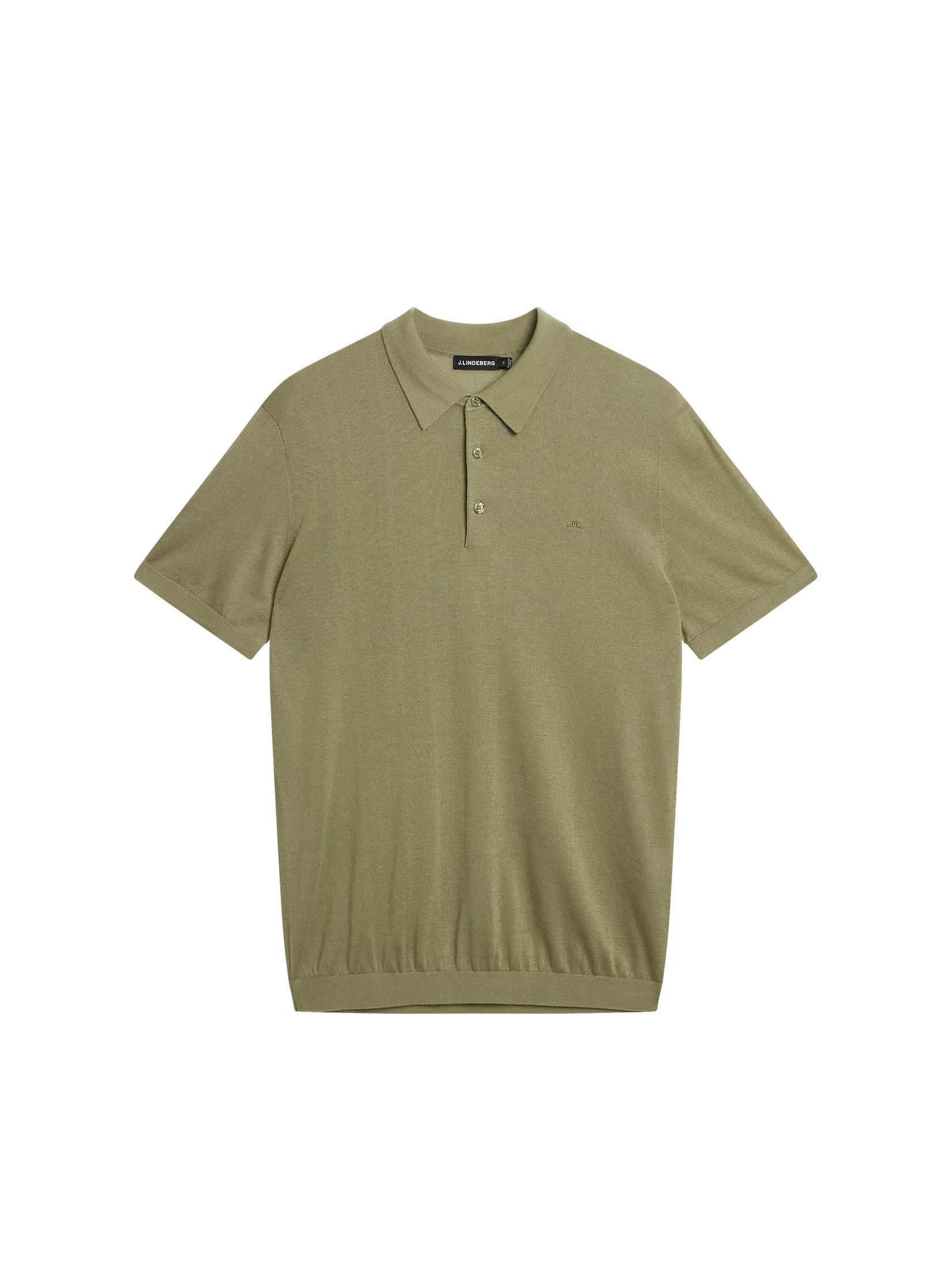 Ridge Lyocell Silk Polo, Oil Green