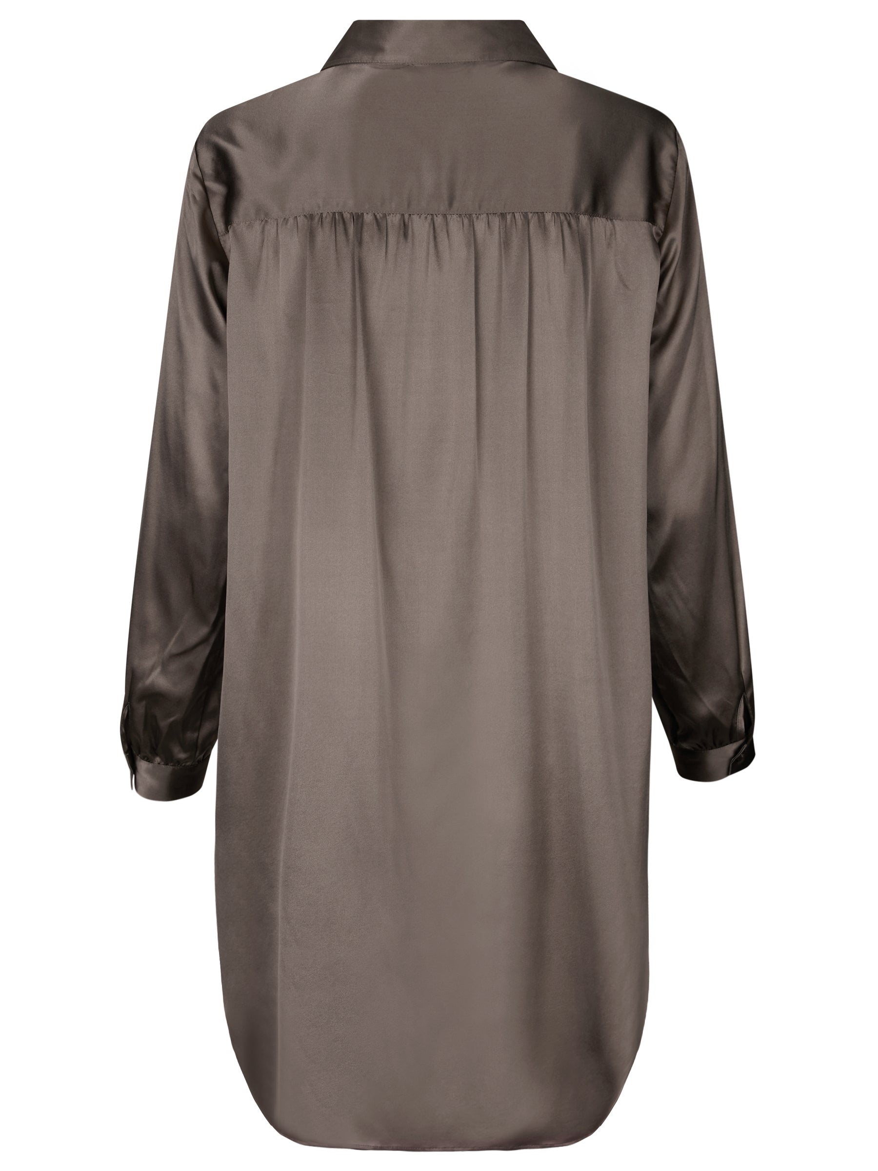 Silk Shirt Dress, Falcon