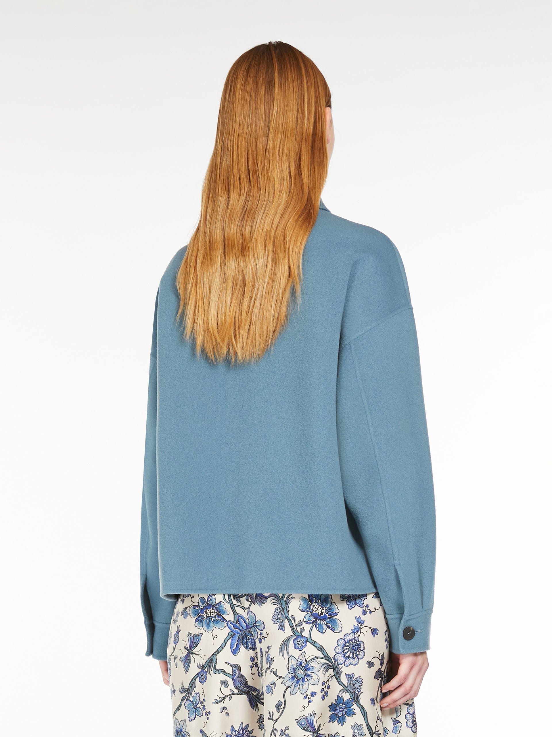 Emiro Short Coat, Light Blue