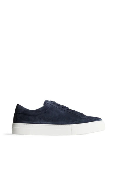ART SIGNATURE SUEDE SNEAKERS, NAVY
