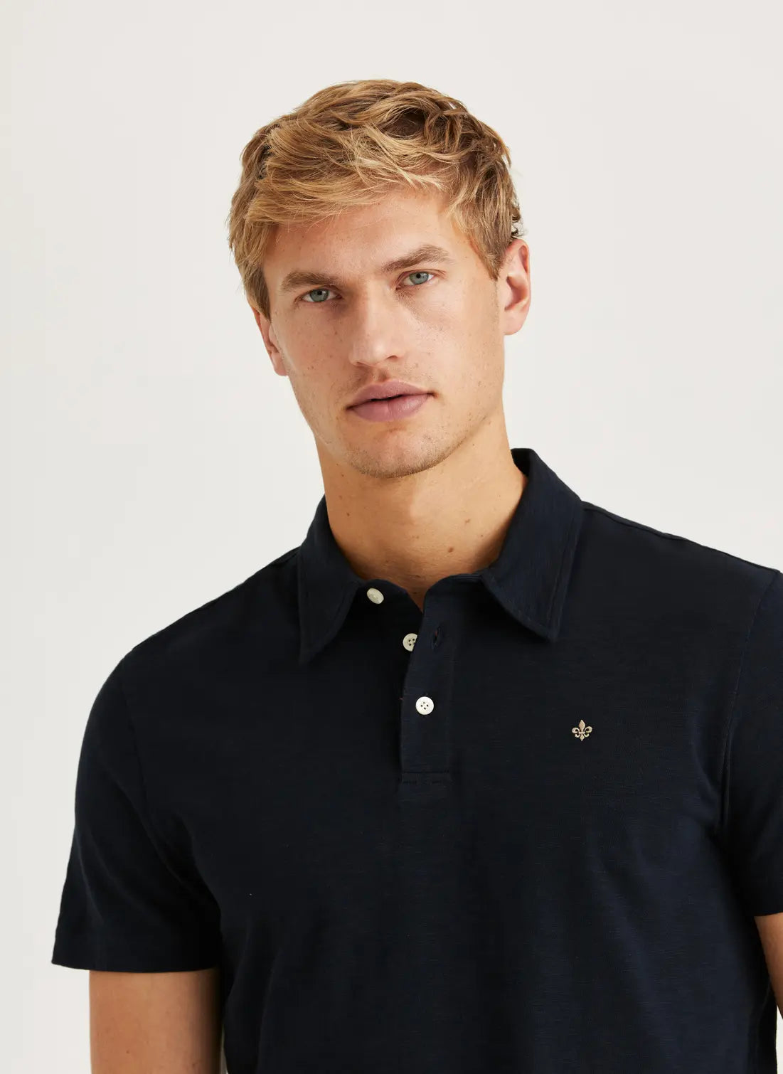 Henry Polo Shirt, Old Blue
