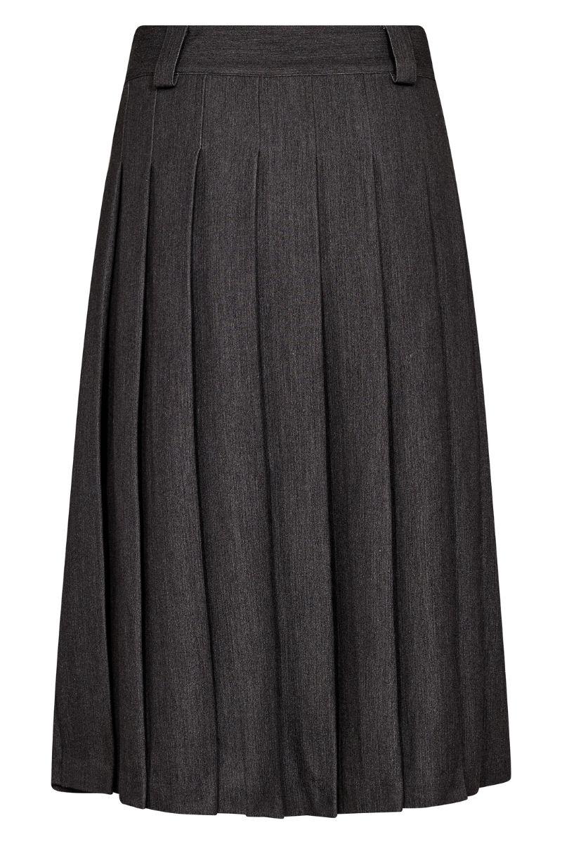 KAIT PLEATED SKIRT, PHANTOM