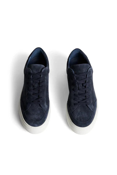 ART SIGNATURE SUEDE SNEAKERS, NAVY