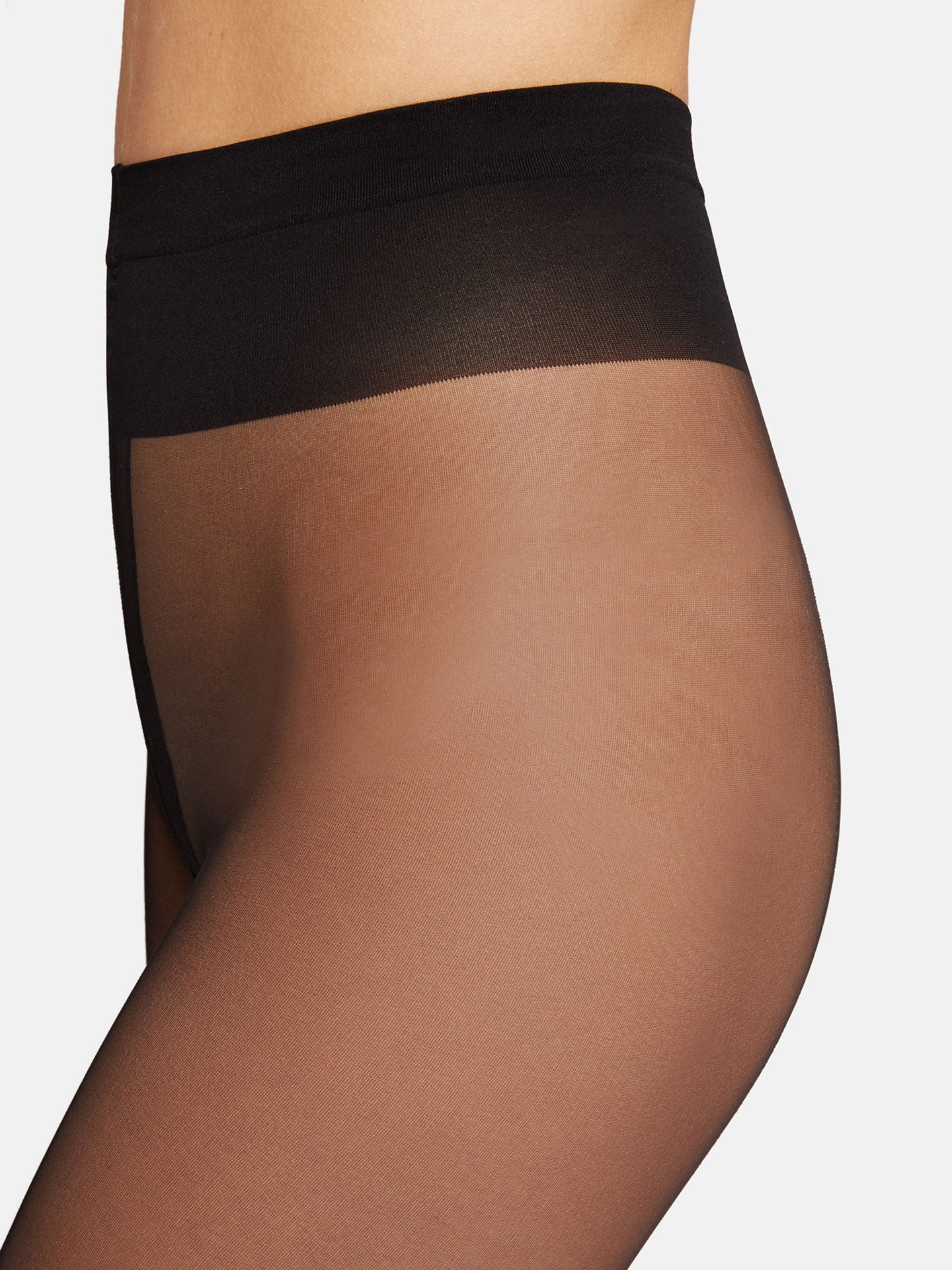 Individual 10 Back Seam Tights (black)