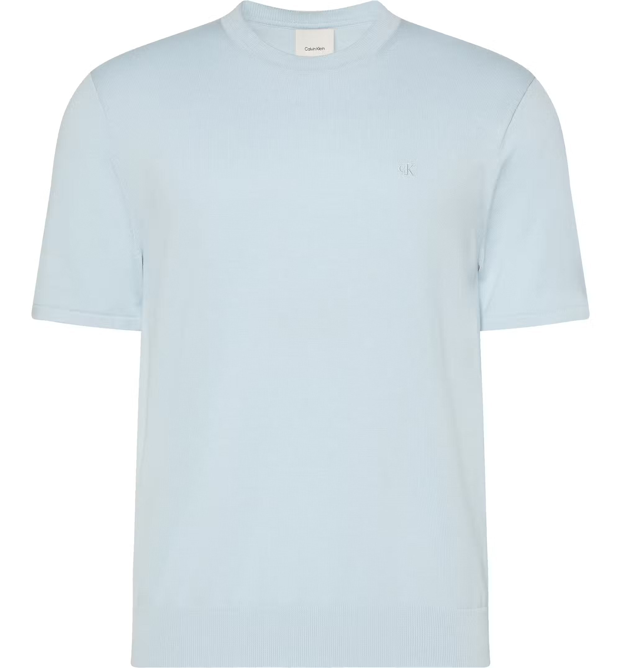 SS Supima Cotton Crew 14GG, Winter Sky