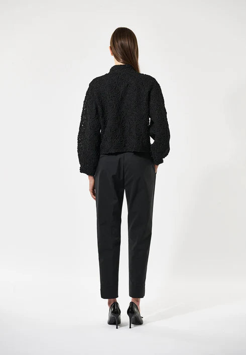 SAFA LACE JACKET, BLACK