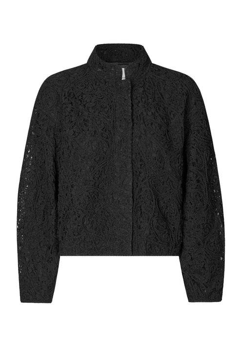 SAFA LACE JACKET, BLACK