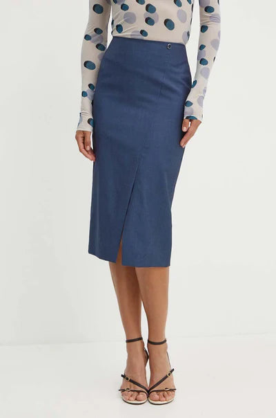 VELIBEA SKIRT, OPEN BLUE