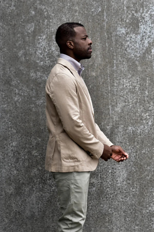 VITTORIO GIACCA BLAZER, BRUN