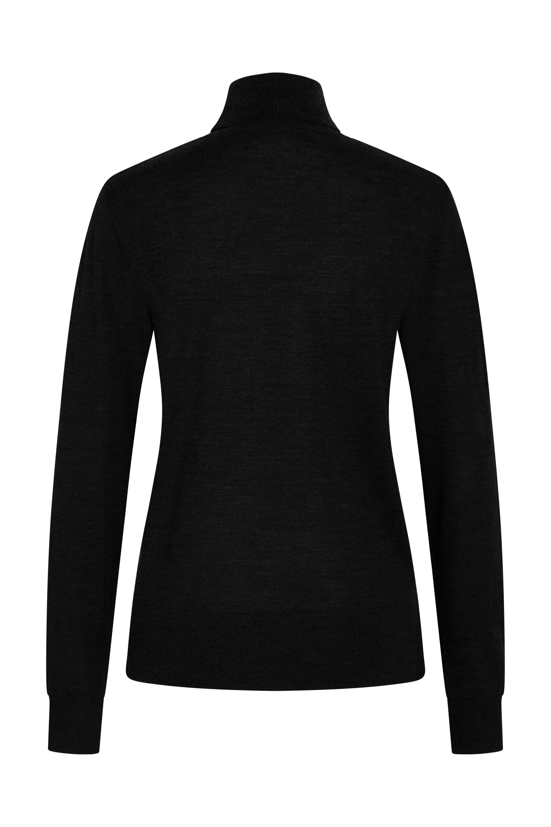 CHARLENE ROLL NECK, BLACK