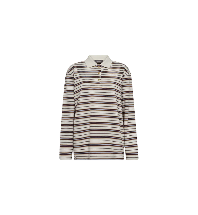 ROSSETT STRIPE POLO, BRUNNERA BLUE