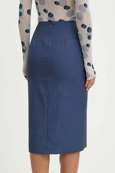 VELIBEA SKIRT, OPEN BLUE