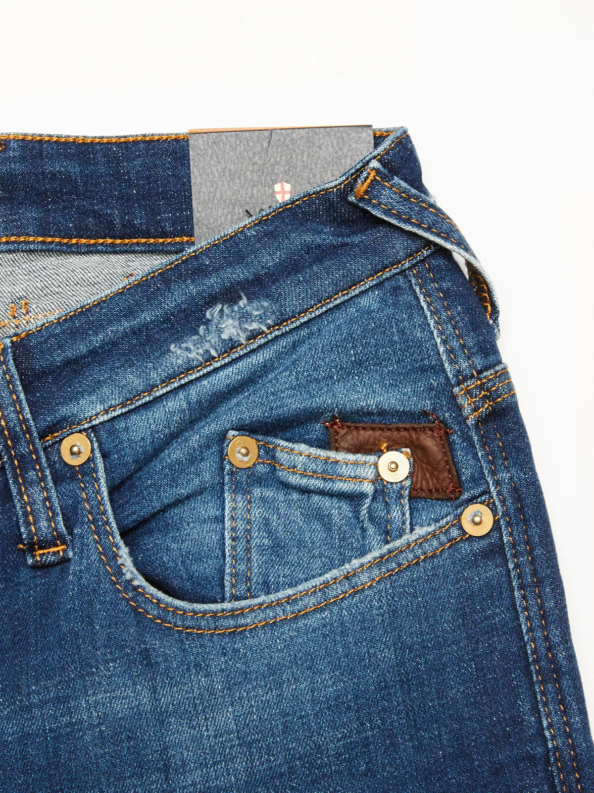 Repi Dragon Dark Used Jeans, Denim Blue