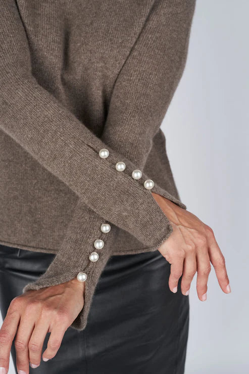 Abbelone Sweater, Brownstone