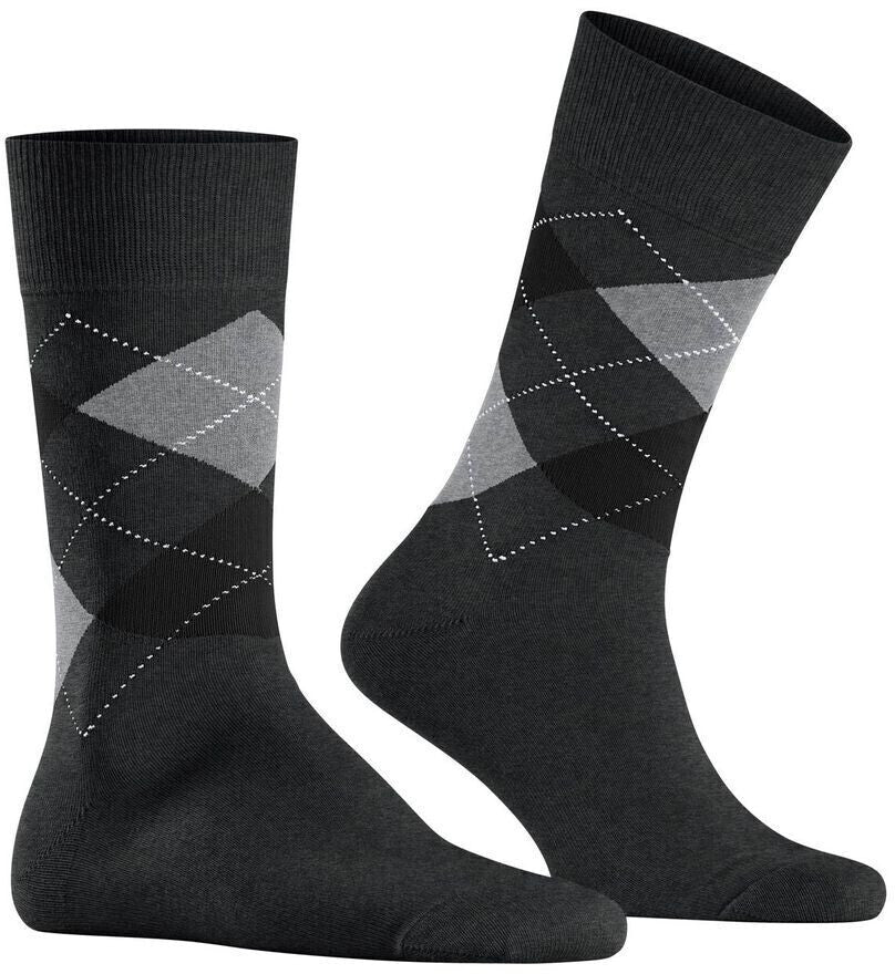 King Sock, Grey/Black