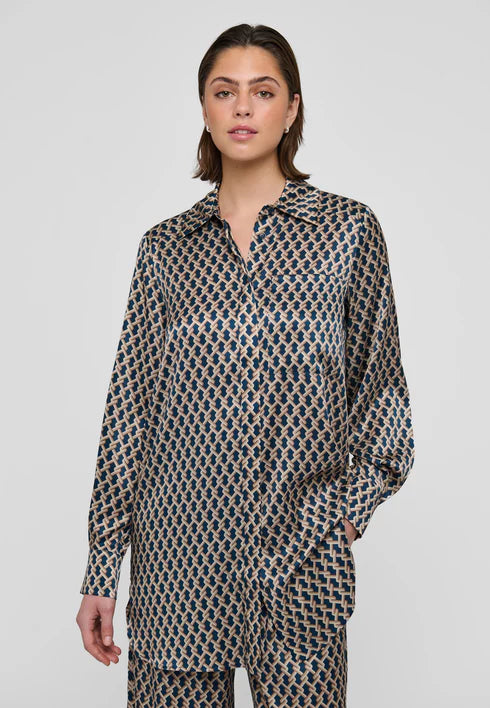 SERAFINA SHIRT, TANGLE BISCOTTI