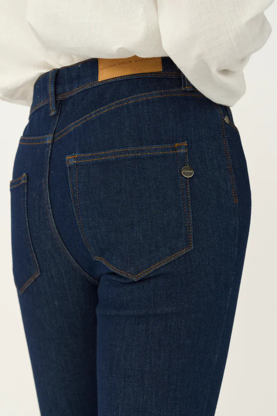 POLINE SWANxPERFECT 360 JEANS, DENIM BLUE