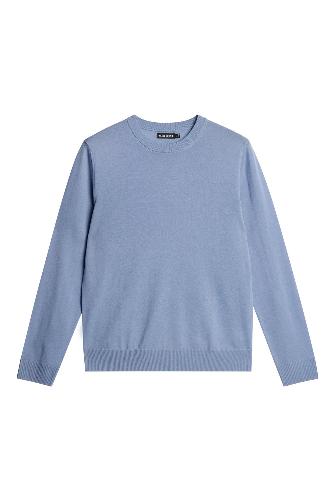 Keane Light Merino Crew Neck, Rain Washed