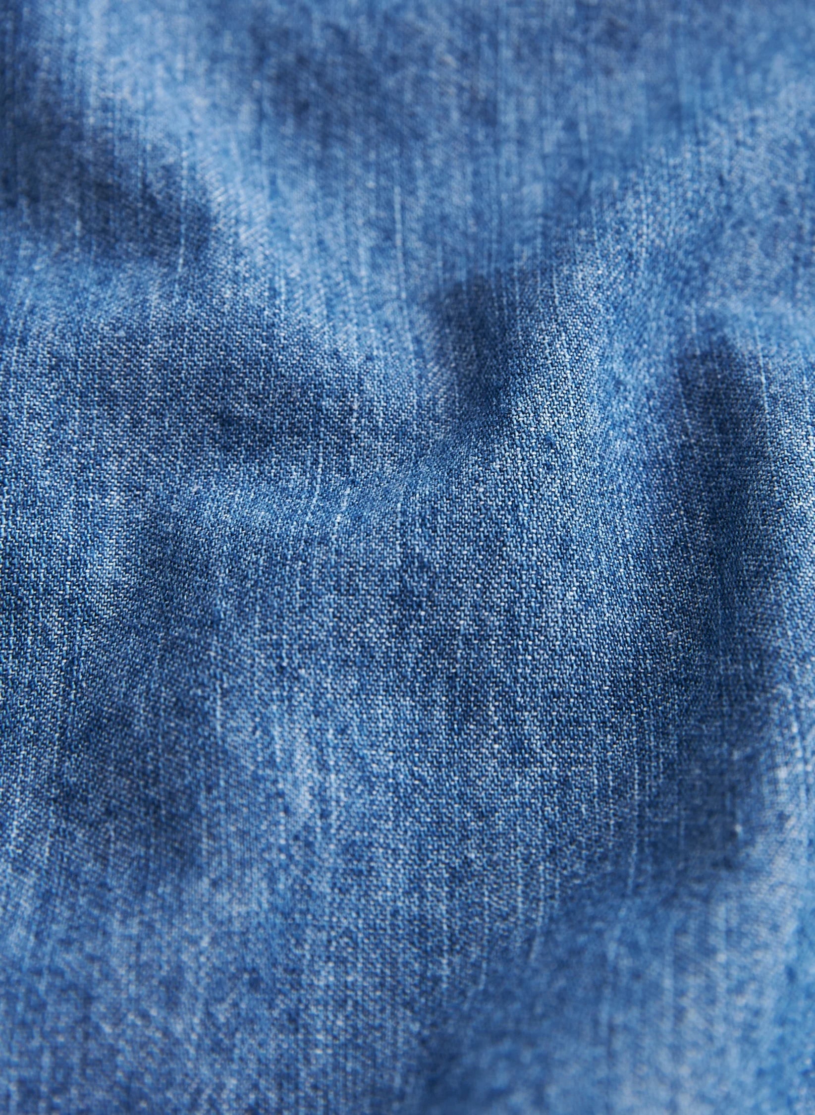 Morris Denim Shirt, Classic Fit, Old Blue