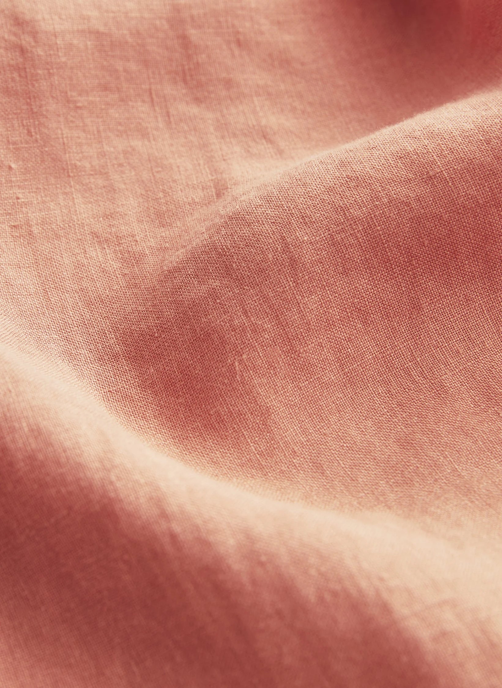 Douglas Linen Shirt, Classic Fit, Orange